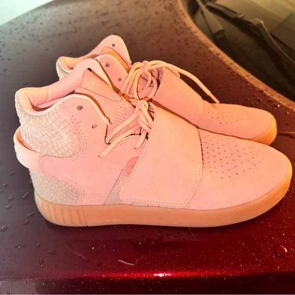 Adidas Pink High Tops - Picture 4 of 5
